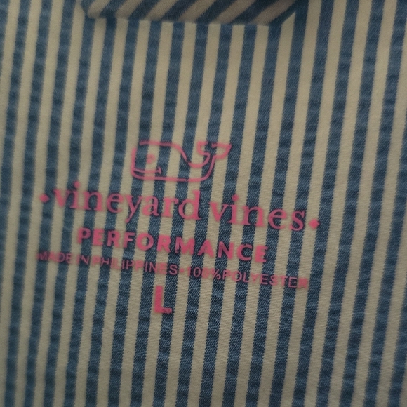 Vineyard Vines Navy and White Striped Dress. - Picture 2 of 5